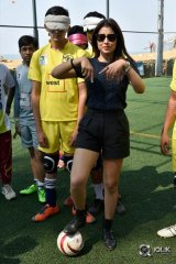 Shriya Saran Visit Indian Blind Football Federation Demo Camp